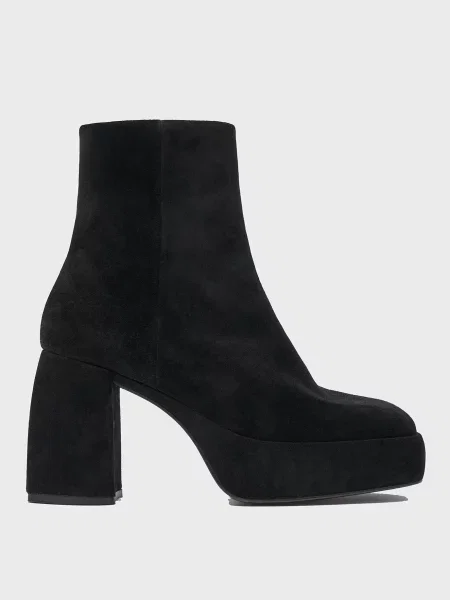 Замшевые ботильоны Bimba Y Lola черные