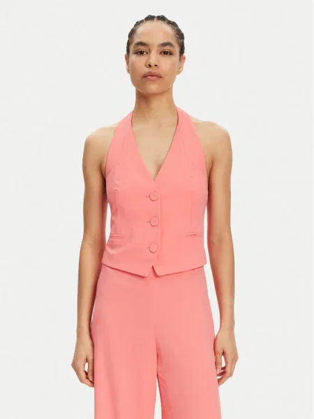 Patrizia Pepe Vestă elegantă Coral