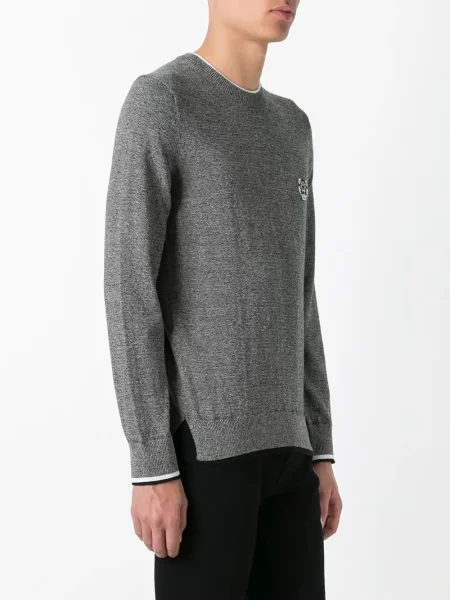 Pulover Kenzo cu dungi de tigru gri