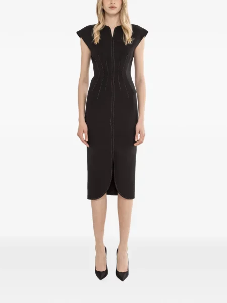 Rochie midi Nissa de costum negru