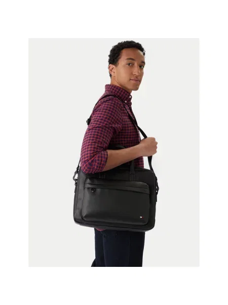 Tommy Hilfiger Torba Na Laptopa schwarz czarna