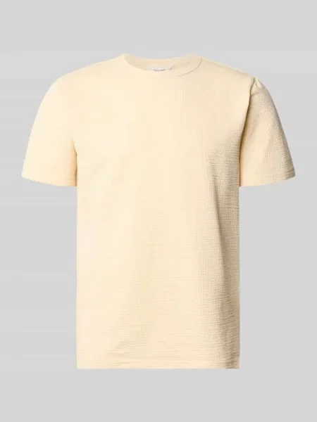 T-shirt o kroju regular fit z mieszanki bawełny model SANDER' Selected Homme