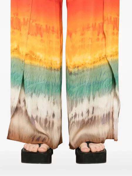 Pantaloni Alice + Olivia plisate roșu