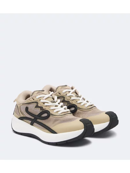 Sneakerși Loewe plasă bej