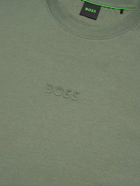 Tricou Boss cu autograf verde