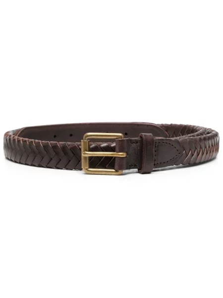 Bőr csatos öves öv Polo Ralph Lauren fekete