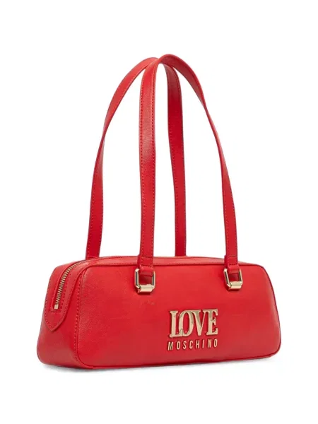 Шопинг чанта Love Moschino с автограф червено