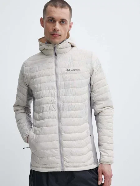 Columbia kurtka sportowa Powder Pass przejściowa beżowy