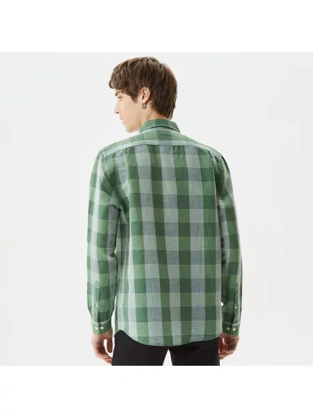 Lacoste сорочка чоловіча зелена