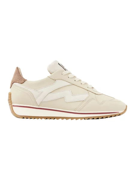 Sneakersy Via Vai skórzane beżowe