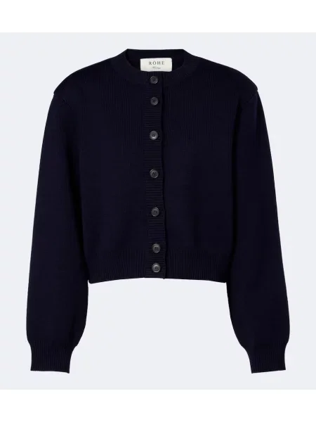 Cardigan Róhe de lână albastru