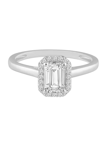 ETHISHER DIAMANTEN Prsteň strieborná