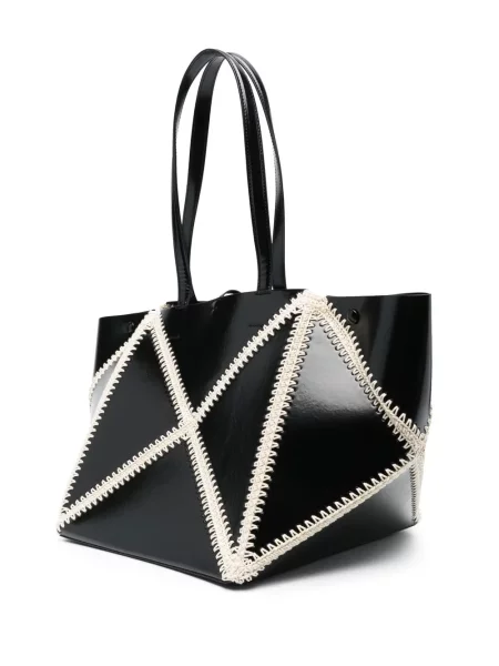 Geantă shopper Nanushka negru