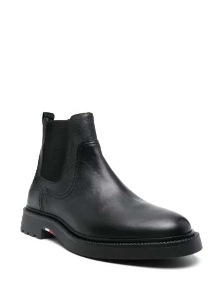 Botine Tommy Hilfiger din piele negru
