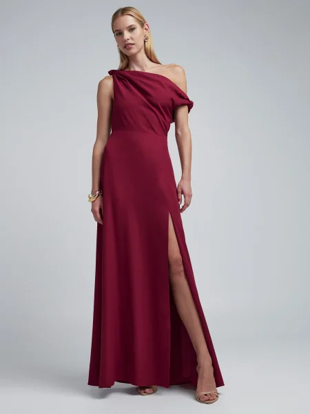 BWLDR Rochie de seară Delilah vin roșu