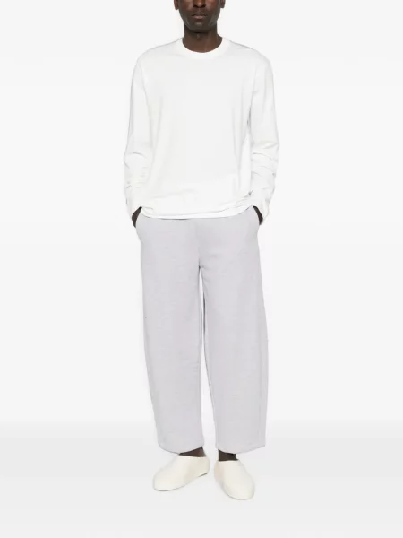 Lung tricou Woc alb