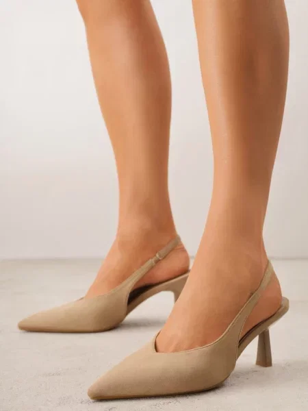 Pantofi cu Aziressa închis bej