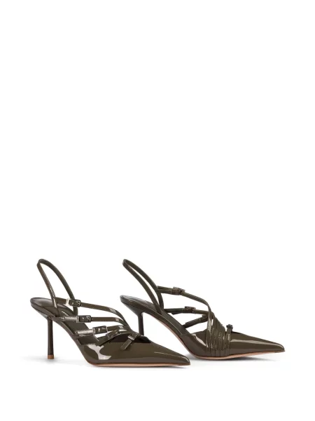 Pantofi cu toc Le Silla slingback verde