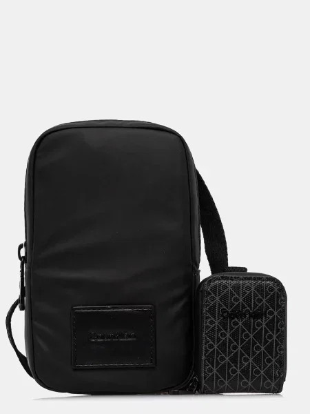 Calvin Klein Geantă crossover Puffer Utility Phone Crossbody negru