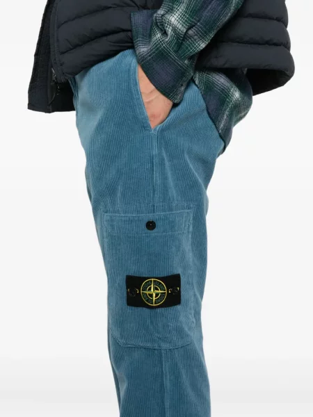 Παντελόνι Stone Island κοτλέ πέτρες μπλε