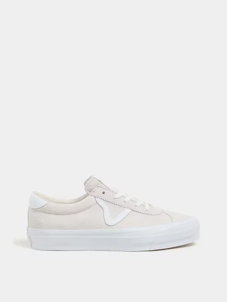 Замшевые кеды Vans белые