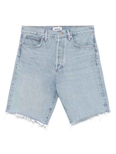 Pantaloni scurți Agolde albastru