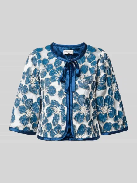 Kurtka ze sznurowaniem model Trine' Lollys Laundry niebieska