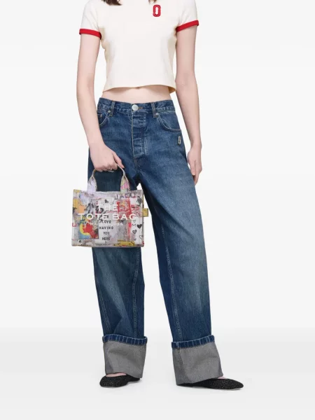 Geantă shopper Marc Jacobs alb