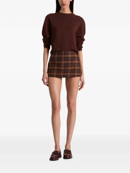 Pledinės šortai Alice + Olivia ruda