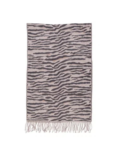 Fular Pieces cu dungi de tigru negru