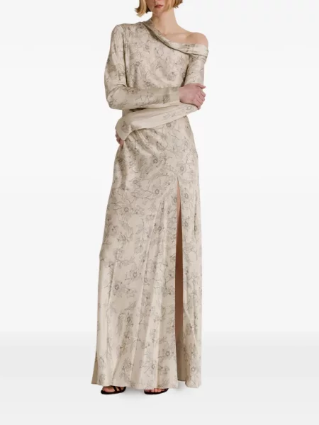 Rochie Alberta Ferretti cu model floral cu imagine