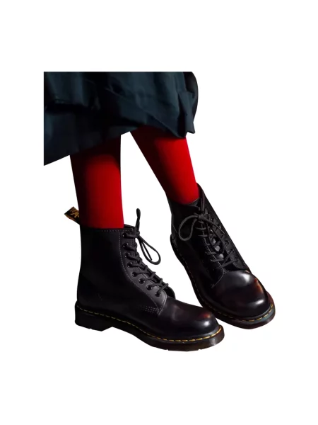 Botki Dr. Martens skórzane czarne