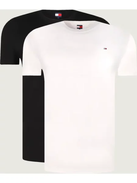 Tommy Jeans 2 db-os póló fekete