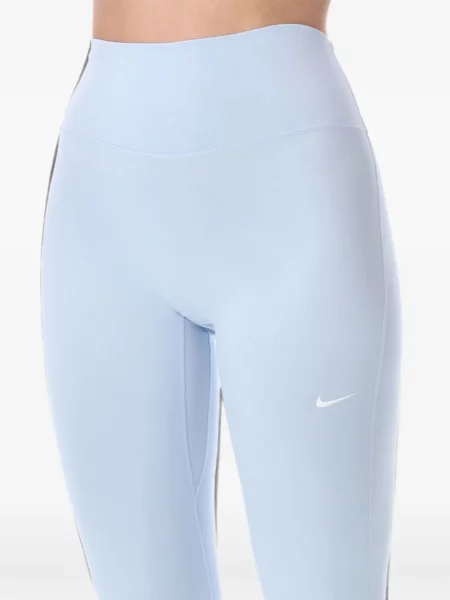 Φλοράλ μπλούζα Nike με απλικέ με ψηλή μέση μαύρο