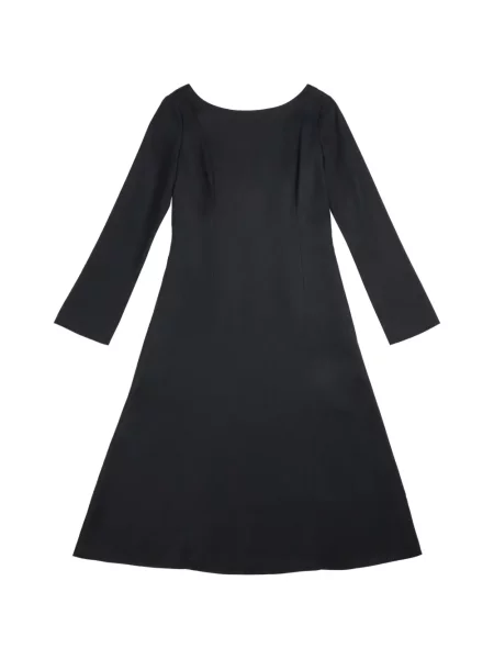 Rochie midi Future Classics cu decolteu barcă negru