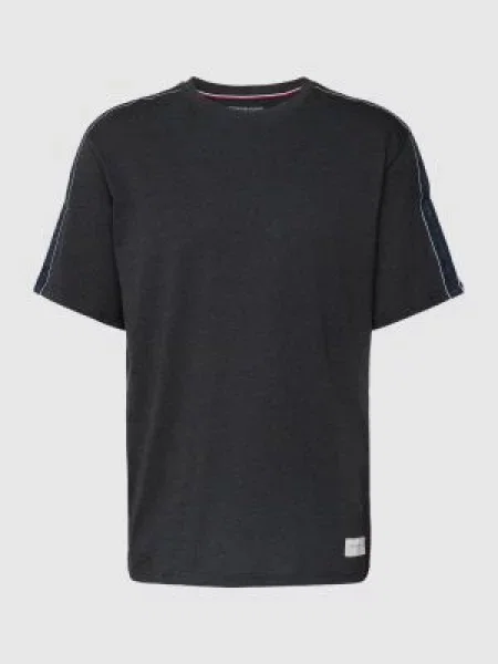 T-shirt z okrągłym dekoltem Tommy Hilfiger szara