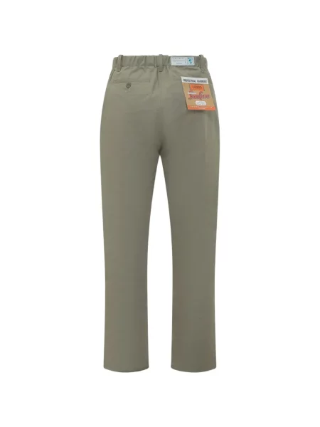 Pantaloni Universal Overall plisate conici verde