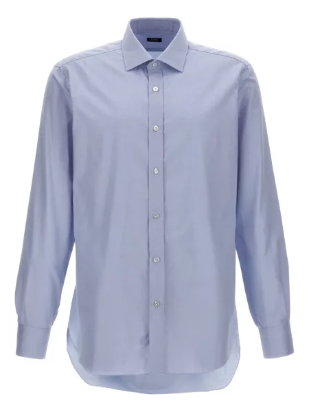 Poplínová košile Barba modrá