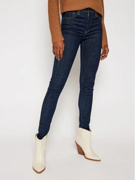 Levi's® Blugi Bleumarin Super Skinny Fit