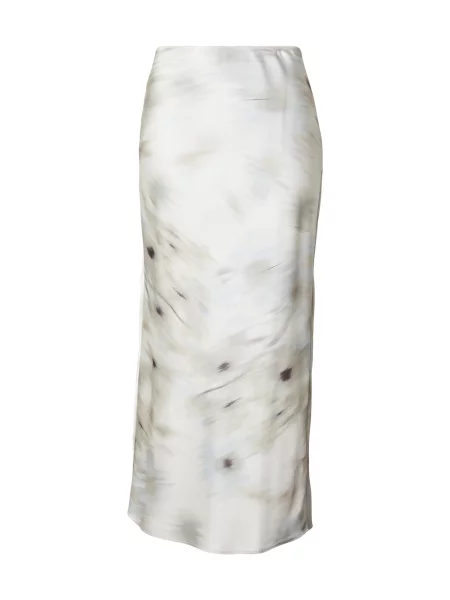 Samsøe Samsøe Fustă Agneta gri / gri piatră / negru / coajă de ou alb