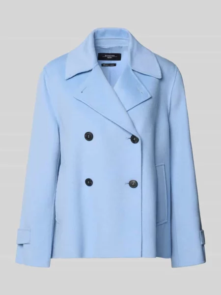 Płaszcz wełniany o kroju loose fit z mieszanki żywej wełny model „FANTINO” Weekend Max Mara