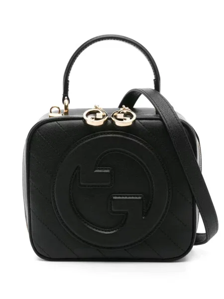 Geantă shopper Gucci din piele negru