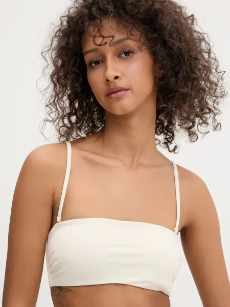 Calvin Klein plavková podprsenka béžová