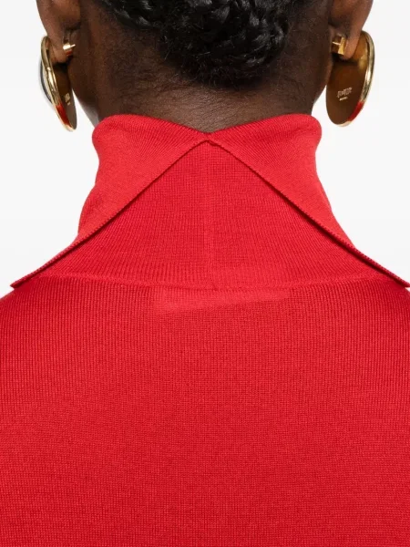 Heláncă Jil Sander tricotate roșu