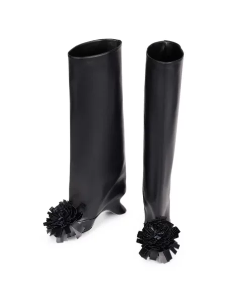 Botine A.w.a.k.e. Mode cu pompoane negru