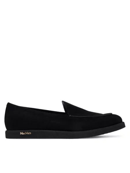 Mokasyny Max Mara czarne