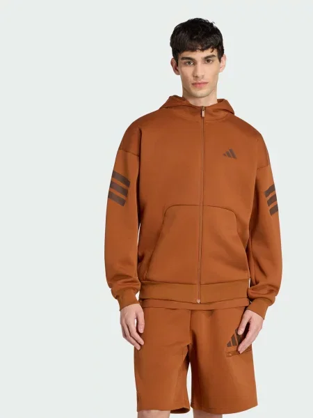 Кофта adidas комбінований верх коричневий