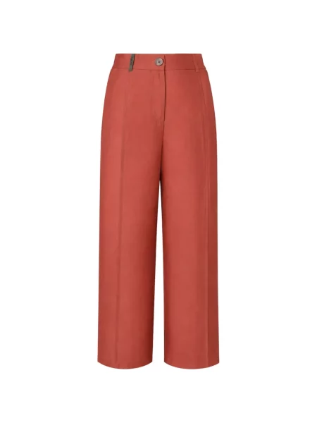 Pantaloni Peserico portocaliu