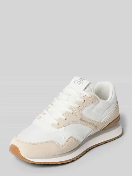 Sneakersy z detal z logo model MAXIMA' Marc O'polo białe