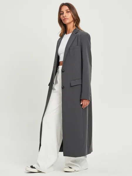 Willa Palton de primăvară-toamnă Blaise închis gri